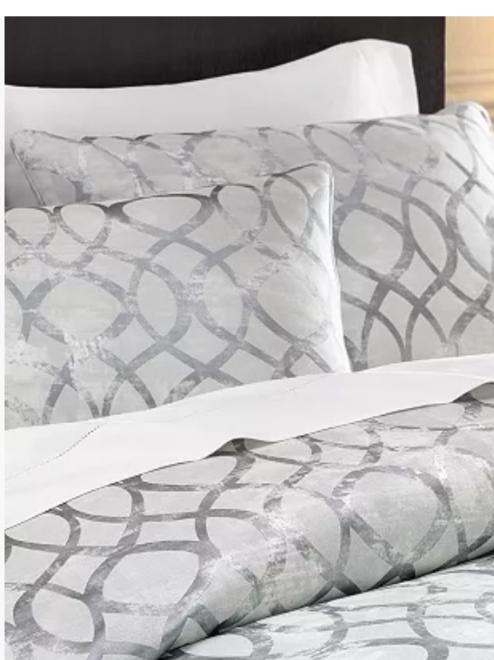 Set of Two Hotel Collection Helix King Size Sham